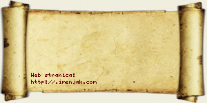 Miljana Aćin vizit kartica